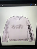 Destroyed Grey Lonsleeve